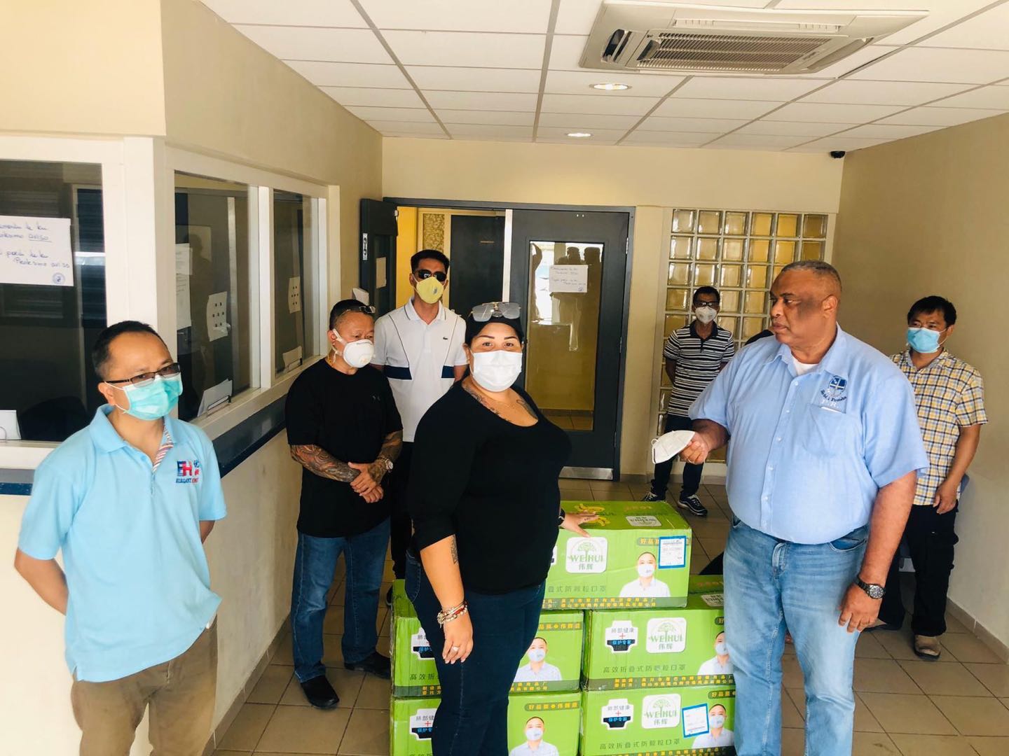 Donation Masks to Police